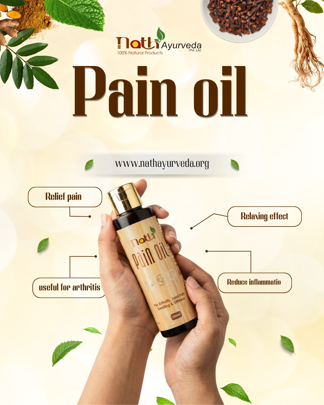 Nath Ayurveda Pain Relief Oil